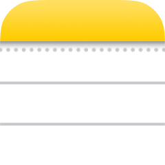 Notes app in iPadian Duo